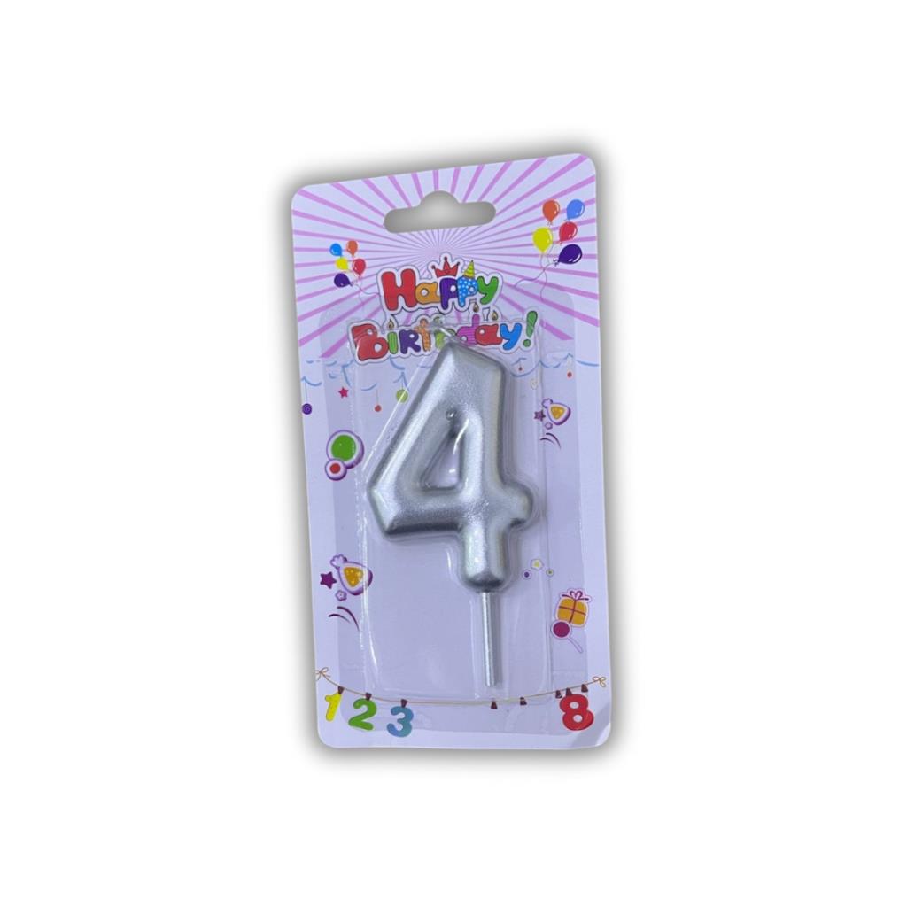 Silver Candle Number 4